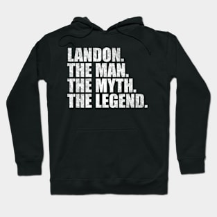 Landon Legend Landon Name Landon given name Hoodie